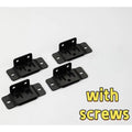 4Pcs Home Renovation DIY Tool Accessories Fixed Fastener 2-In-1 Insert Furniture Laminate L-Shaped 90 Degree Connector Qme Black
