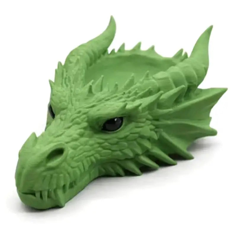 Gothic Dark Style Dragon Head Shaped Desktop Jewelry Storage Tray For Personalized Dark-Style Home Desktop Qme A4