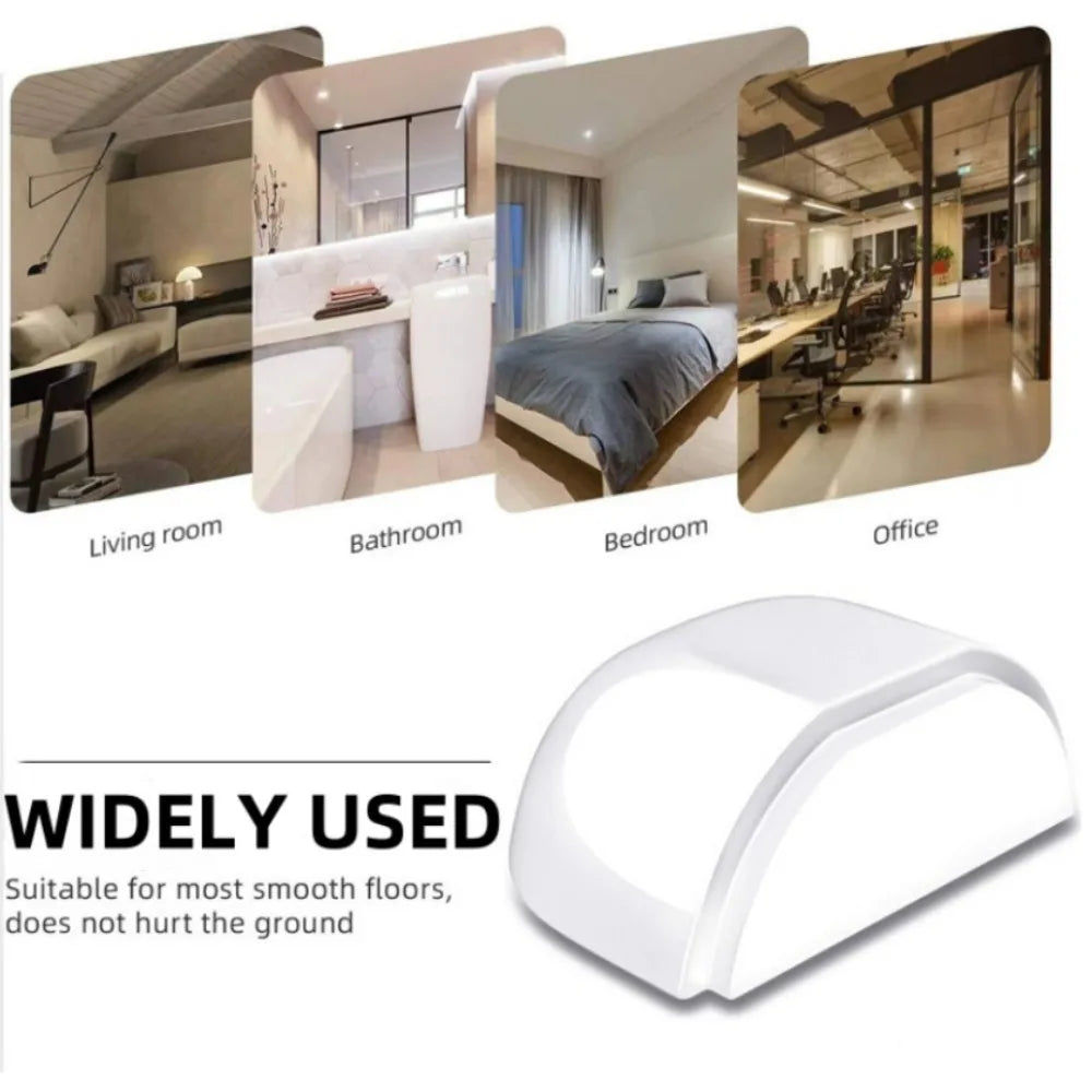 1/2/6PCS Transparent Door Stopper Self-adhesive Anti-collision Silent Door Stopper To Protect Walls Furniture Home Improvement Qme