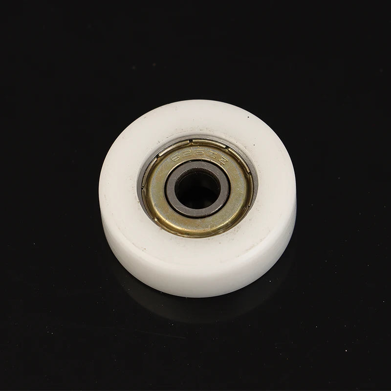 626ZZ 6 30 Flat Rubber Coated Bearing Pulley POM Wrapped Plastic Qme