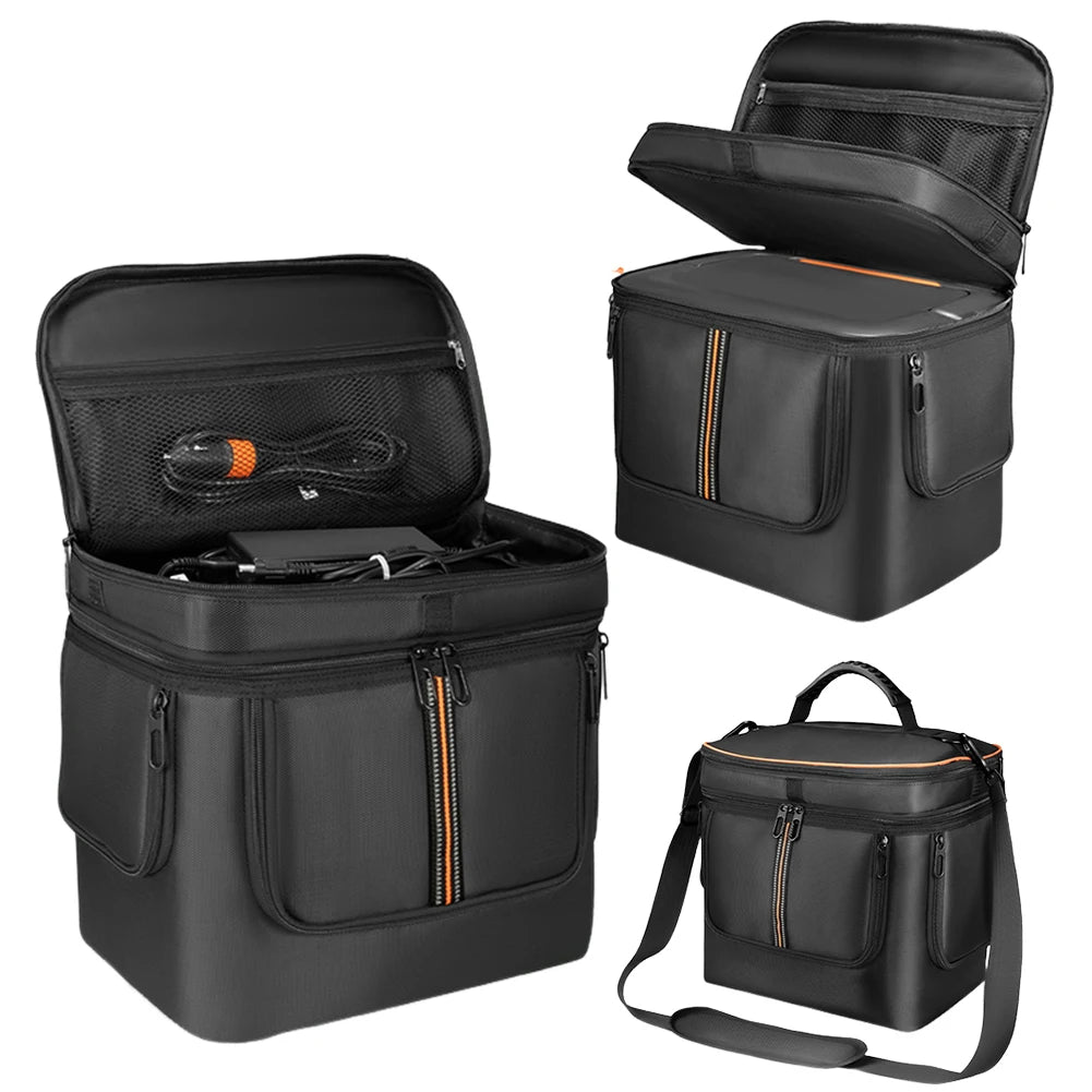Carrying Case for Jackery Explorer 1000 V2 Travel Carrying Bag Protective Case Waterproof Anti-drop with Shoulder Strap & Handle Qme