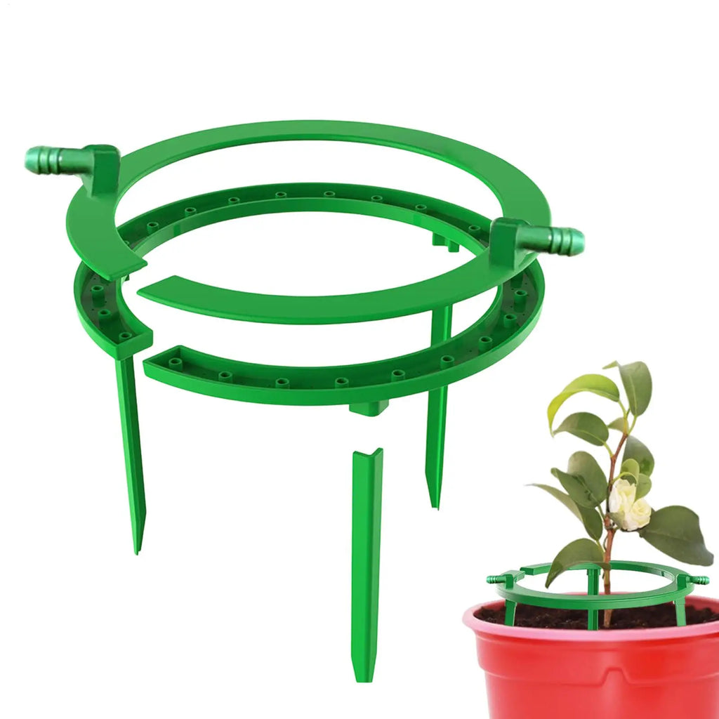 Tree Watering Ring Irrigation Halo Plant Hydration Emitters for Outdoor Lawn Garden Balcony Patio Courtyard Indoor Corridor Qme