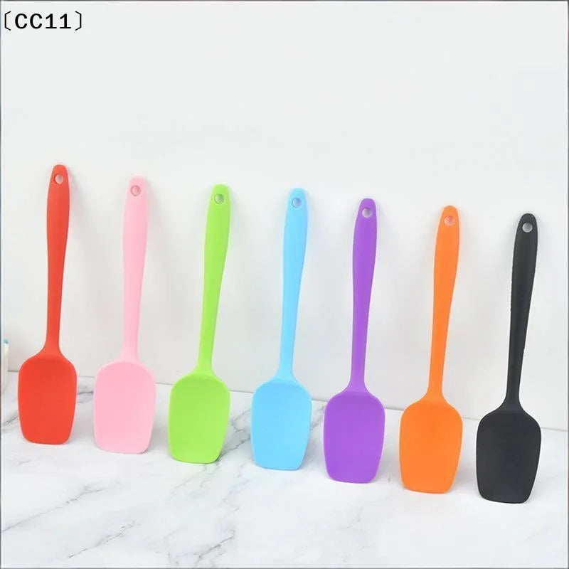 Multicolor Food Grade Non Stick Butter Cooking Silicone Spatula Qme