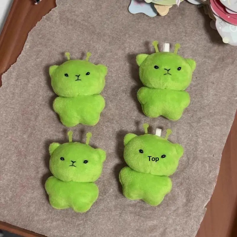 Party Alien Cat Plush Toy Cartoon Stuffed Animal Keychain Accessories Qme