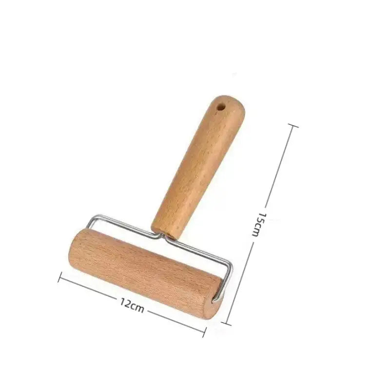 Kitchen Utensils Pastry Rolling Pin Pie Roller Pizza Baker Wooden Qme L