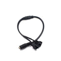 DC5521 to 4Pin line computer chassis fan line 12V power adapter one-to-two fan patch cord Qme 1pc