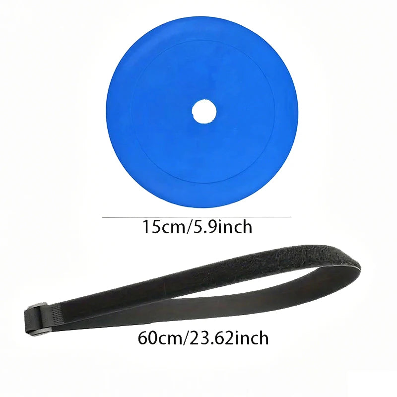 Durable TPE Material Adjustable Soccer Training Targets Portable Qme Blue