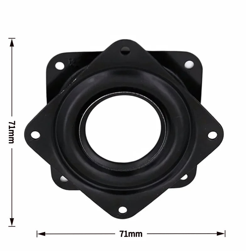 ^3'' Small Exhibition Turntable Bearing Swivel Plate Lazy Susan! Great For Mechanical Projects Hardware Fitting Qme army green
