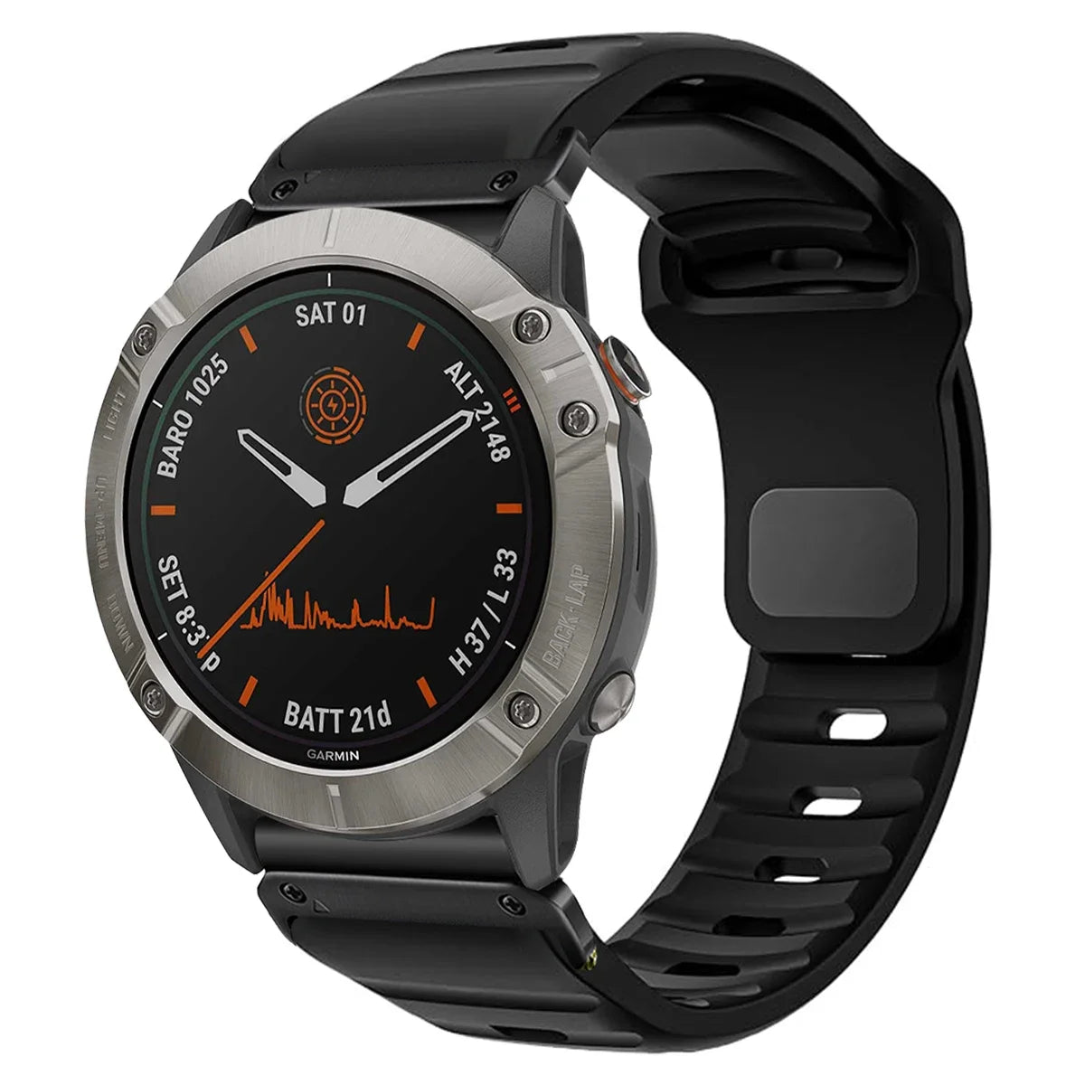 22mm 26mm QuickFit Silicone strap For Garmin Fenix 8 E 7 7X 6X Pro 5XPlus Epix Pro Gen 2 47mm 51mm/Enduro 3 No Gaps Watchband Qme BB 22mm