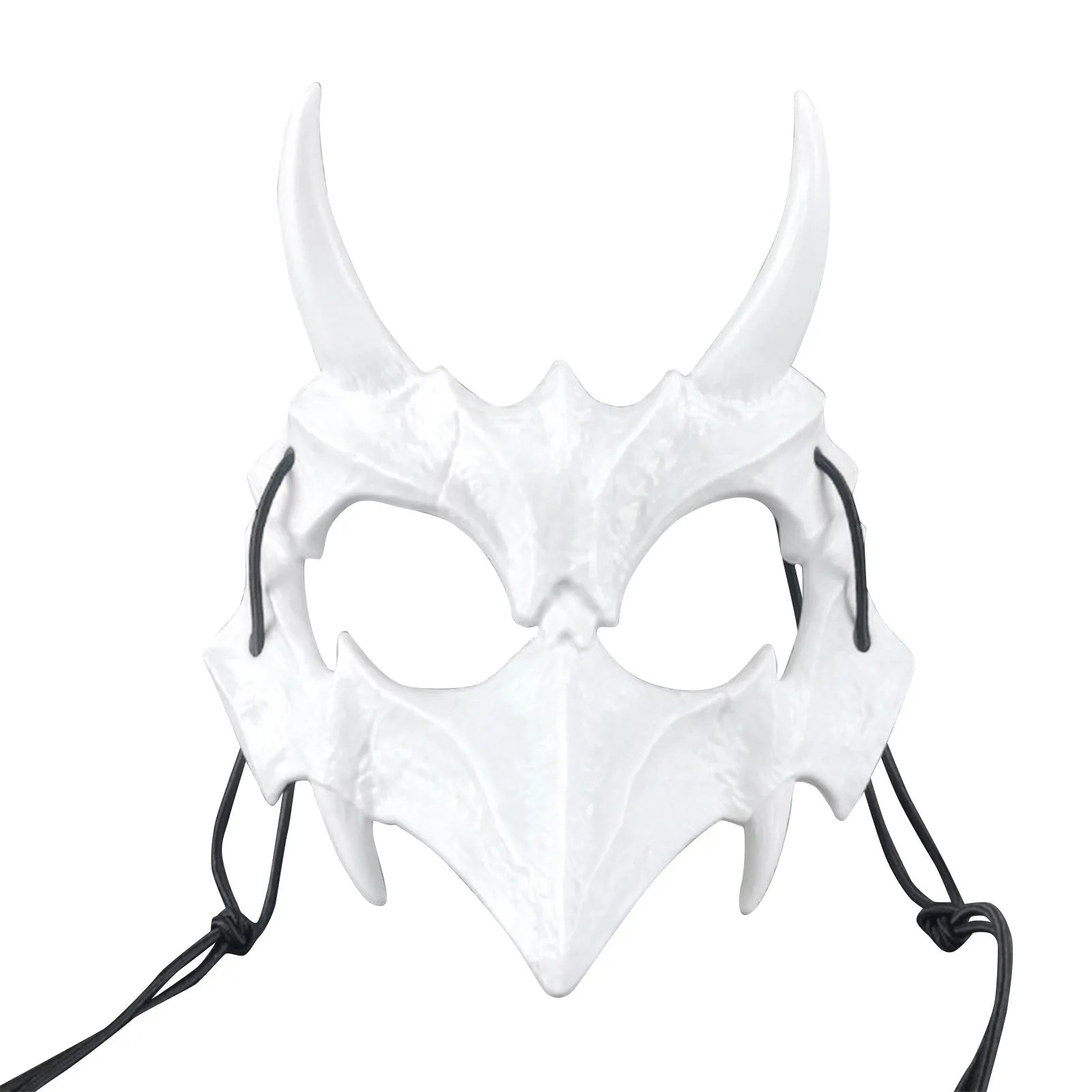 Halloween Skull Party Mask Anime Dragon God Skeleton Half Face Bone Animals Cosplay Dance Prom Costume Props Skullmask Qme