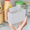 1 Household Kitchen Refrigerator Side Door Storage Box Hanging Qme Clear