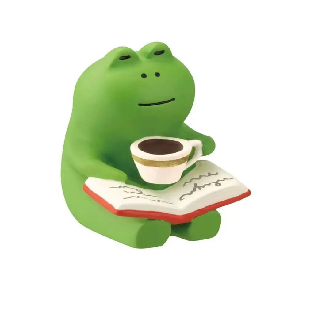 Oriental Kitty Toad Resin Statue Tiny Rocker Desk Lamp Accent Lovely Qme frog