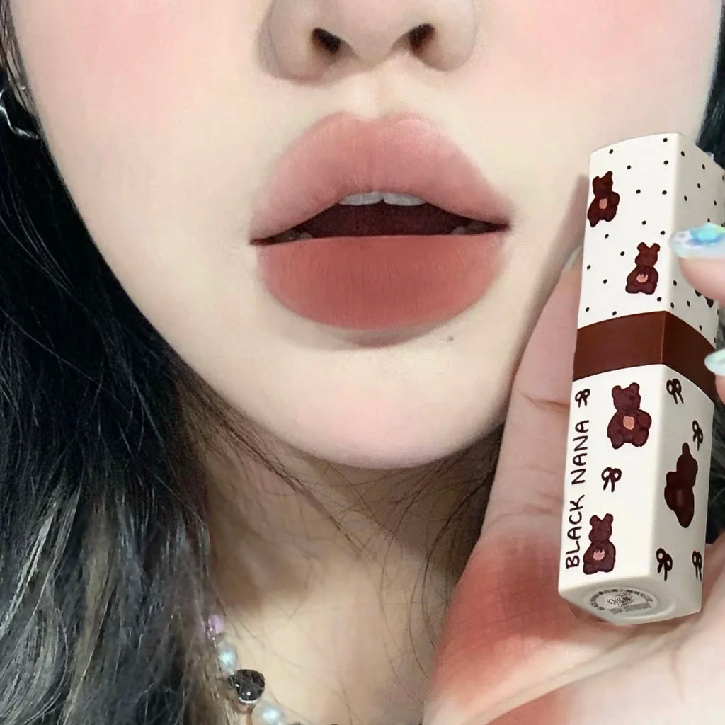 Matte Velvet Lipstick Cute Female Natural Lip Mud Student Party Qme