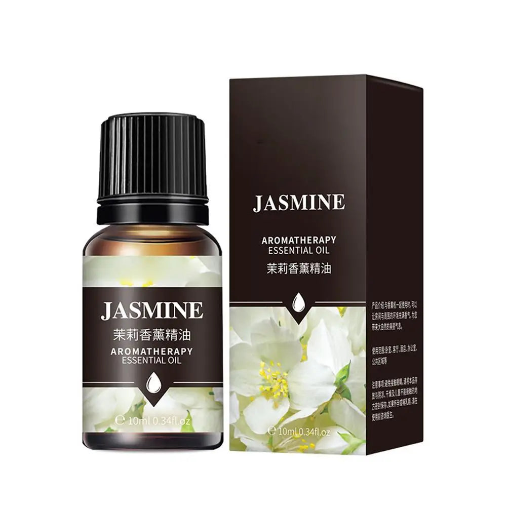 10ml Essential Oils For Aroma Diffuser AirHumidifier Home Water-soluble Lavender Rose Eucalyptus White Peach Oolong Qme Jasmine