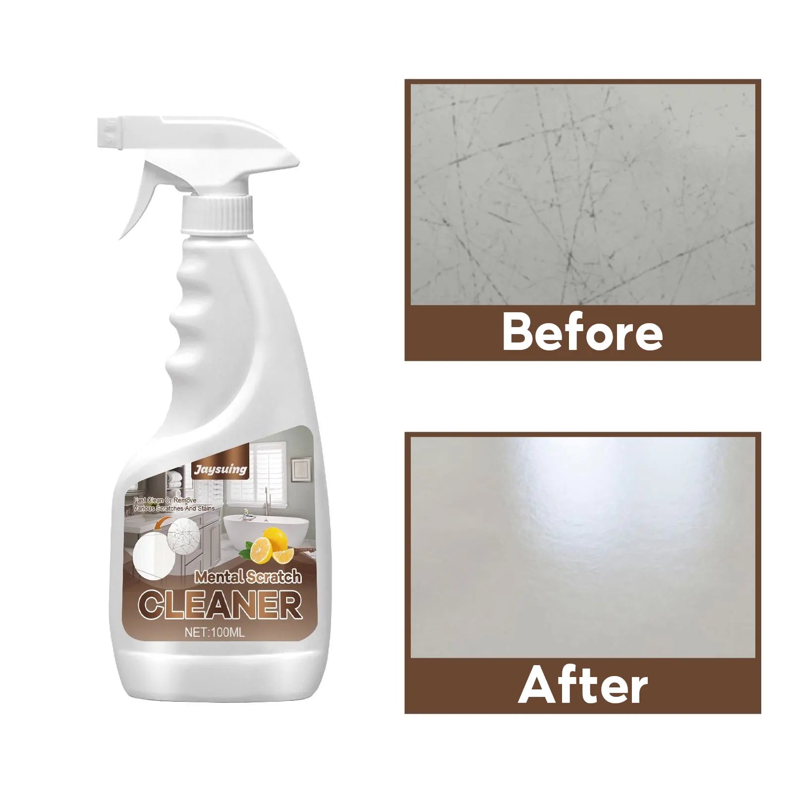 Tile Cleaning Spray Brightening Ceramic Tile Cleaner Toilet Descaling Bathroom Floor Multipurpose Cleaner Scratch Repair Cleaner Qme