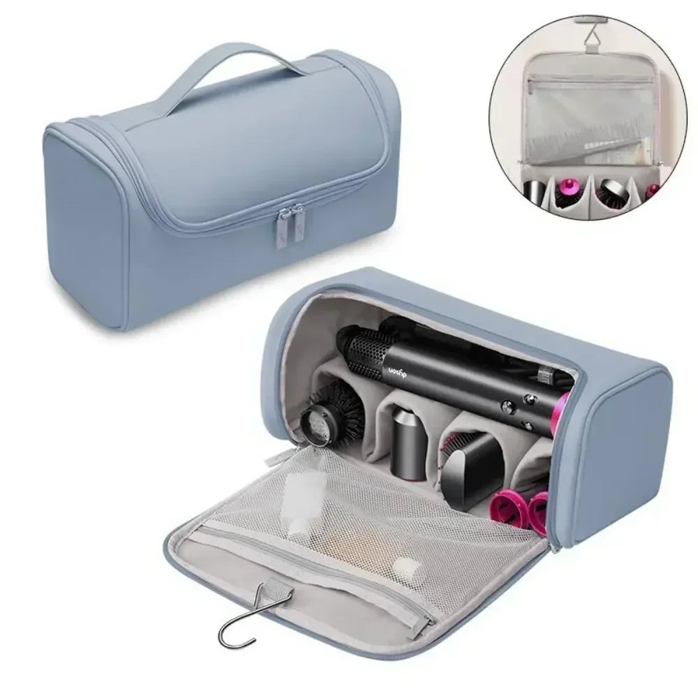 Hideable Hanging Hook Hair Dryer Case Portable Non-slip Tools Pouch Qme