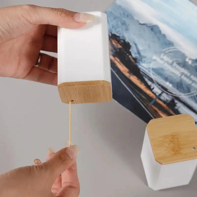 Kitchen Toothpick Box Household Tooth Pick Holder Container Living Qme