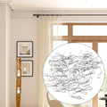 10 20 Metal Pin S Hook Curtain Shower Hanging French Pleat Pinch Home Qme 50pcs