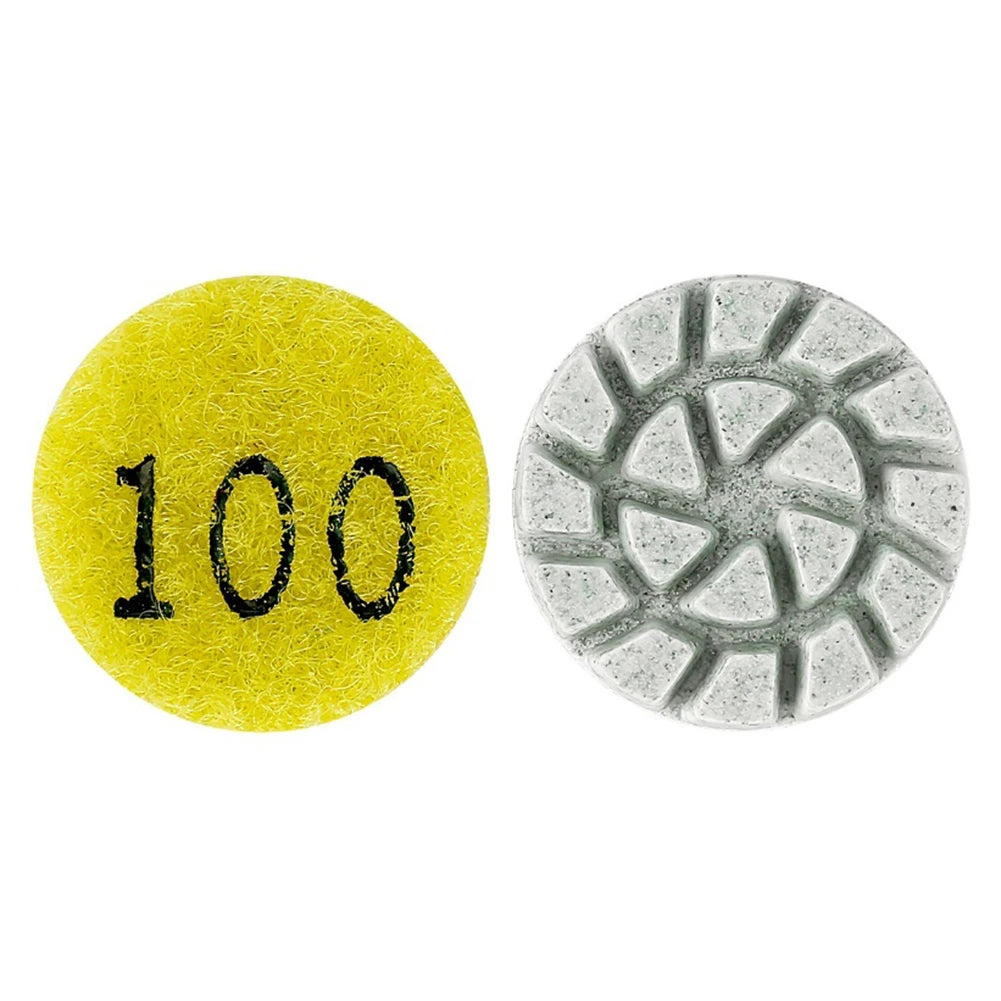 1pcs 1 Inch Polishing Pad Wet Dry Buffer Grinding Disc For Marble Granite Concrete Power Tools Accessories Qme 100 Grit