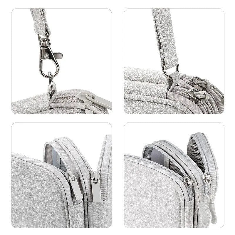 Travel Portable Digital Product Storage Bag USB Data Cable Organizer Headset Cable Bag Charging Treasure Box Bag Qme