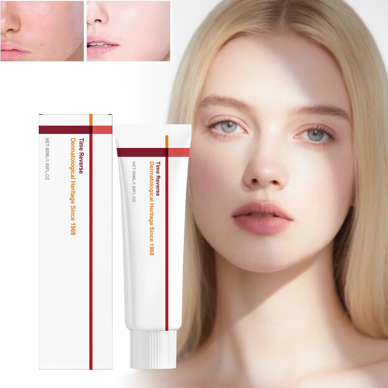Centella Asiatica Time Reverse Cream Advanced Fast-Absorbing & Nourishing Cream Hydrates Firming Anti-Aging Face Cream Skin Care Qme