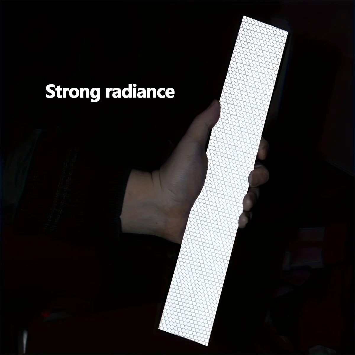 Maritime Film SOLAS Grade Reflective Tape for Ships, Eye-Catching Safety Warning, Silver White Waterproof Super Reflective Qme