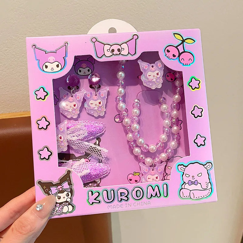 Hello Kitty Kuromi Cartoon-style Sweet Jewelry Student-style Qme 2