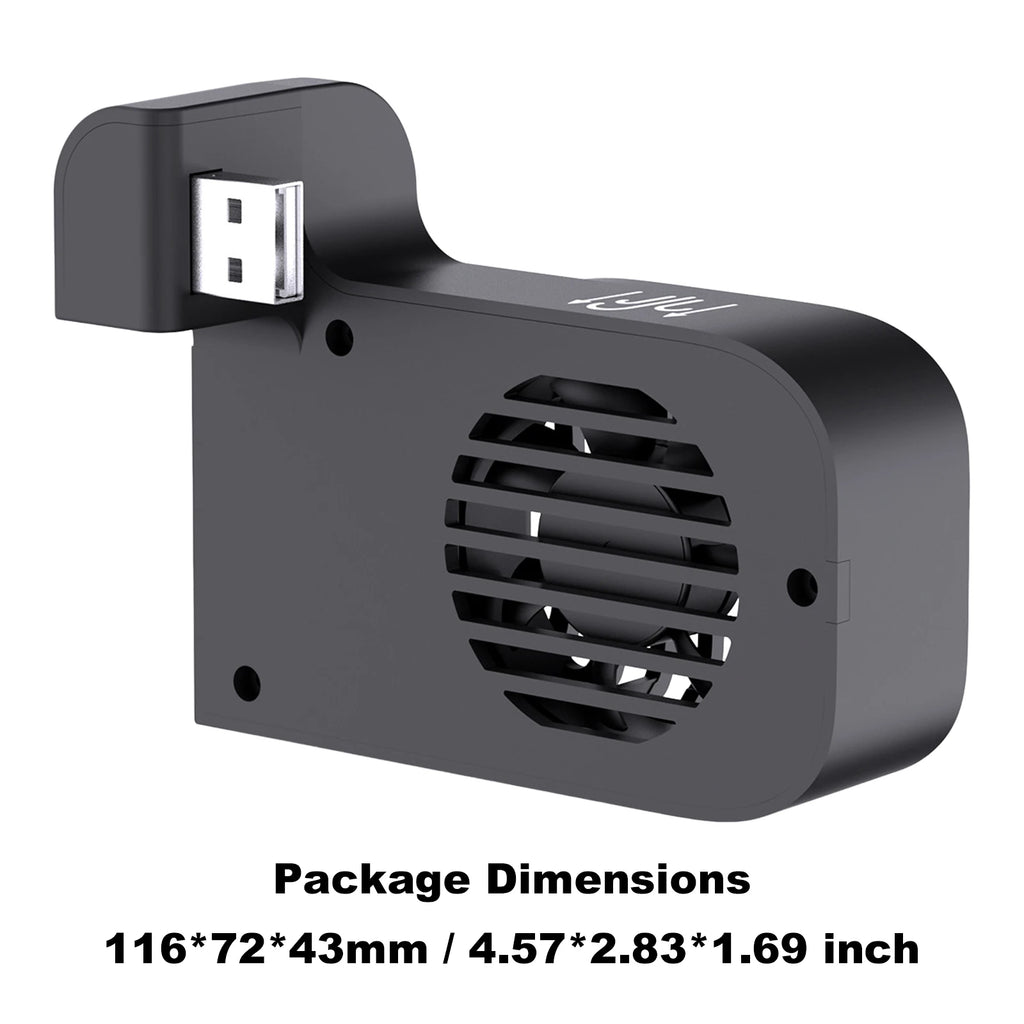 Cooling Fan with 2-Speed Adjustment Host Heat Sink Cool Down Accessories for Switch 2 Qme