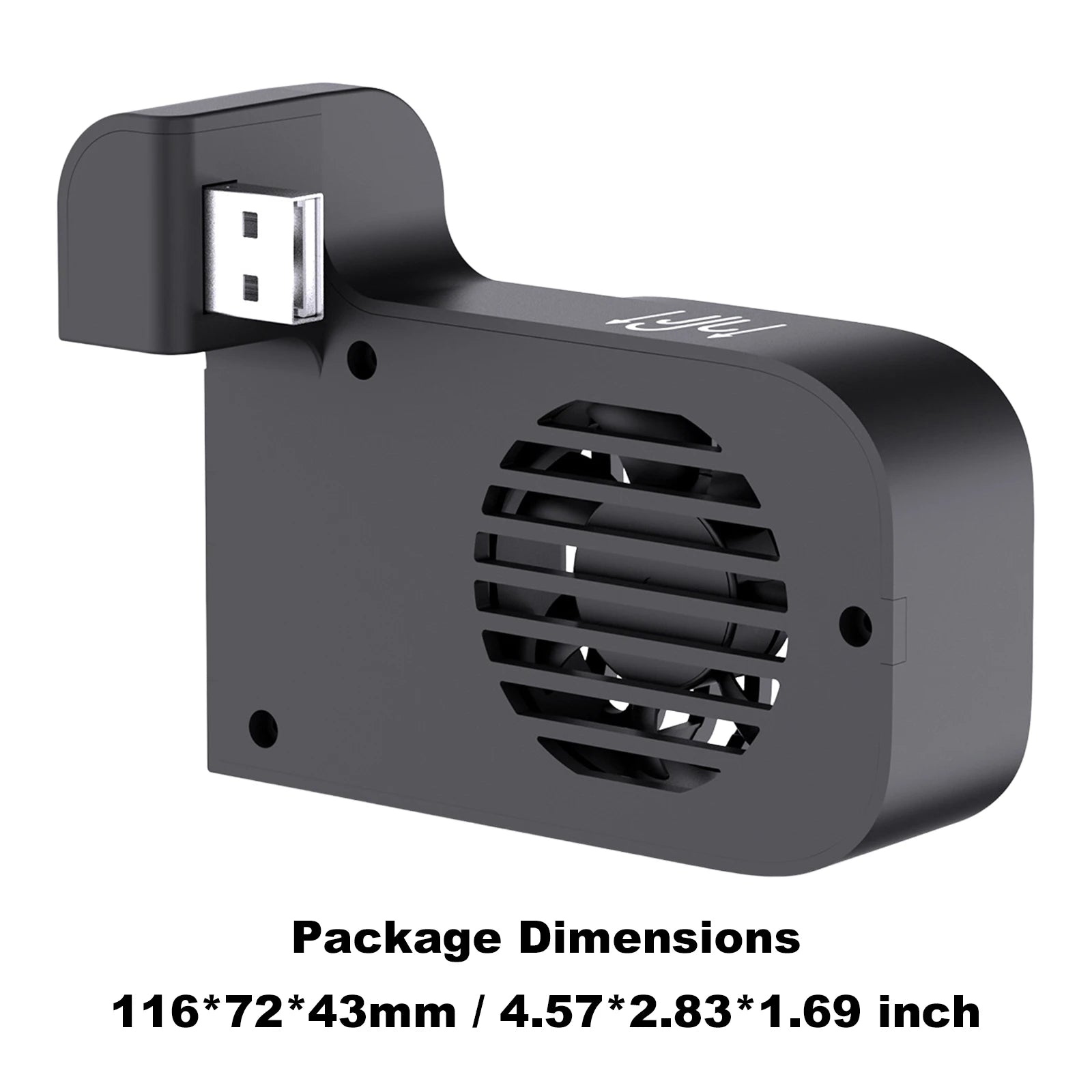 Cooling Fan with 2-Speed Adjustment Host Heat Sink Cool Down Accessories for Switch 2 Qme