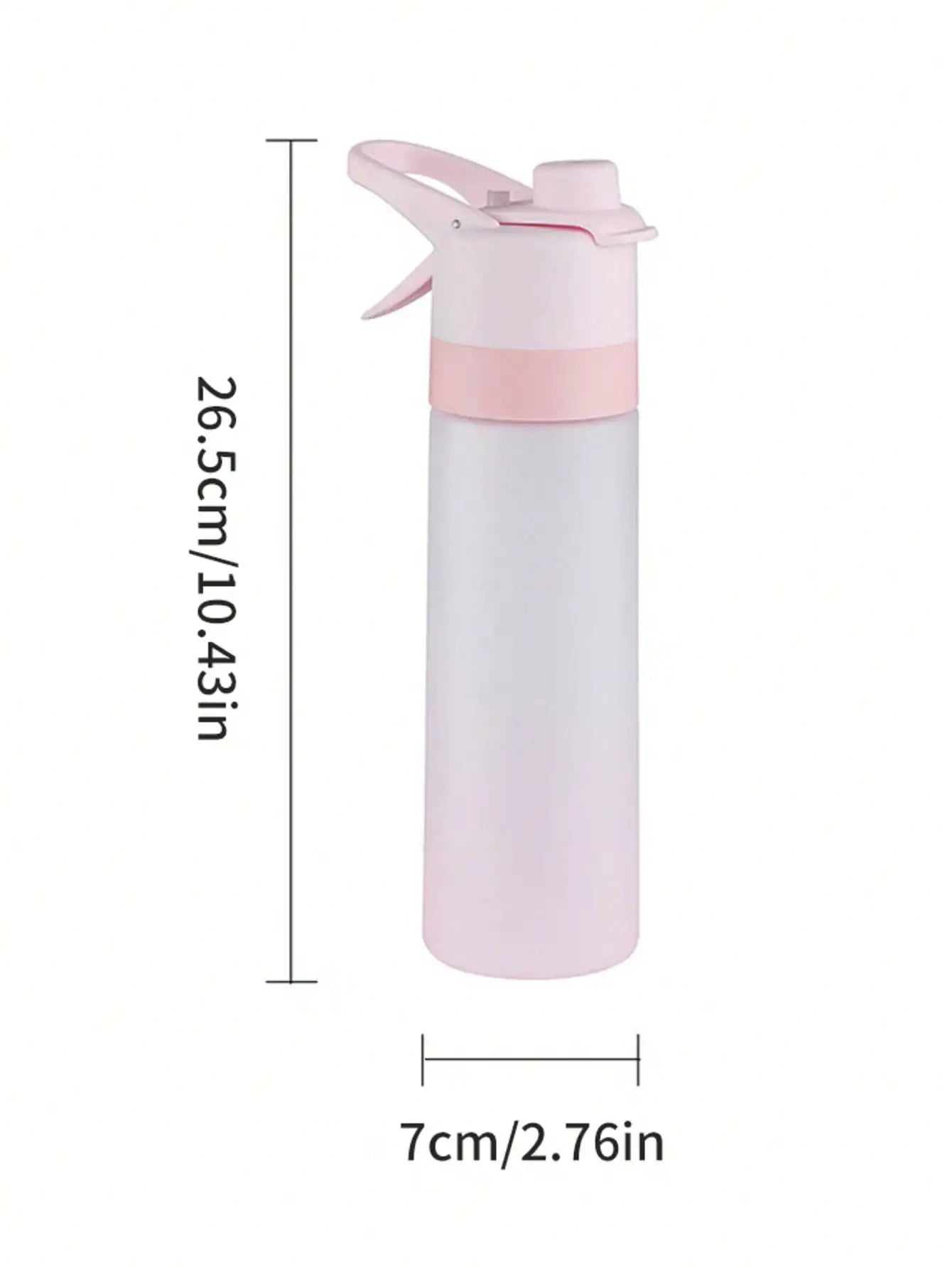 Portable Sports Fitness Large Capacity Transparent Cup Outdoor Travel Qme