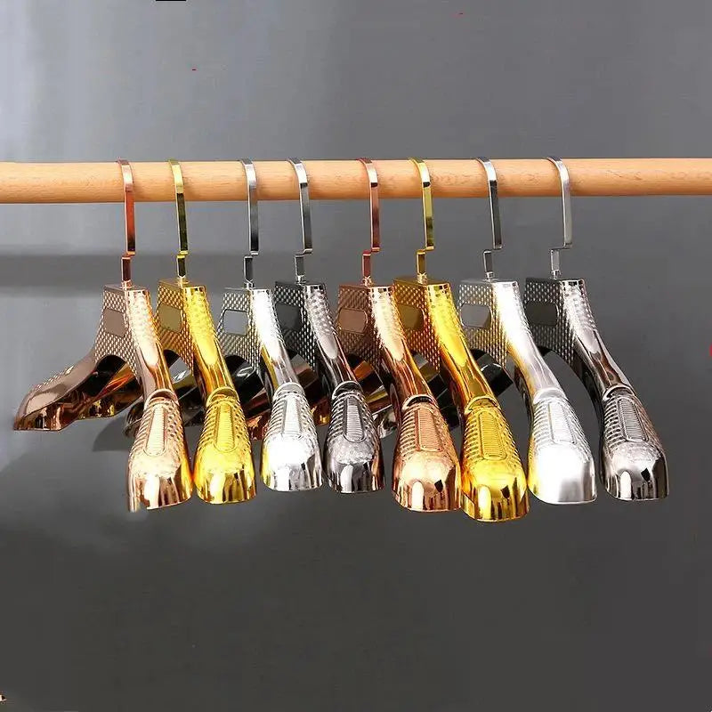 1Pc 4/5CM Wide Shoulder Clothes Hangers Suit Hanger With Notch Household Non-slip Clothes Drying Rack For Sweater Pants Qme