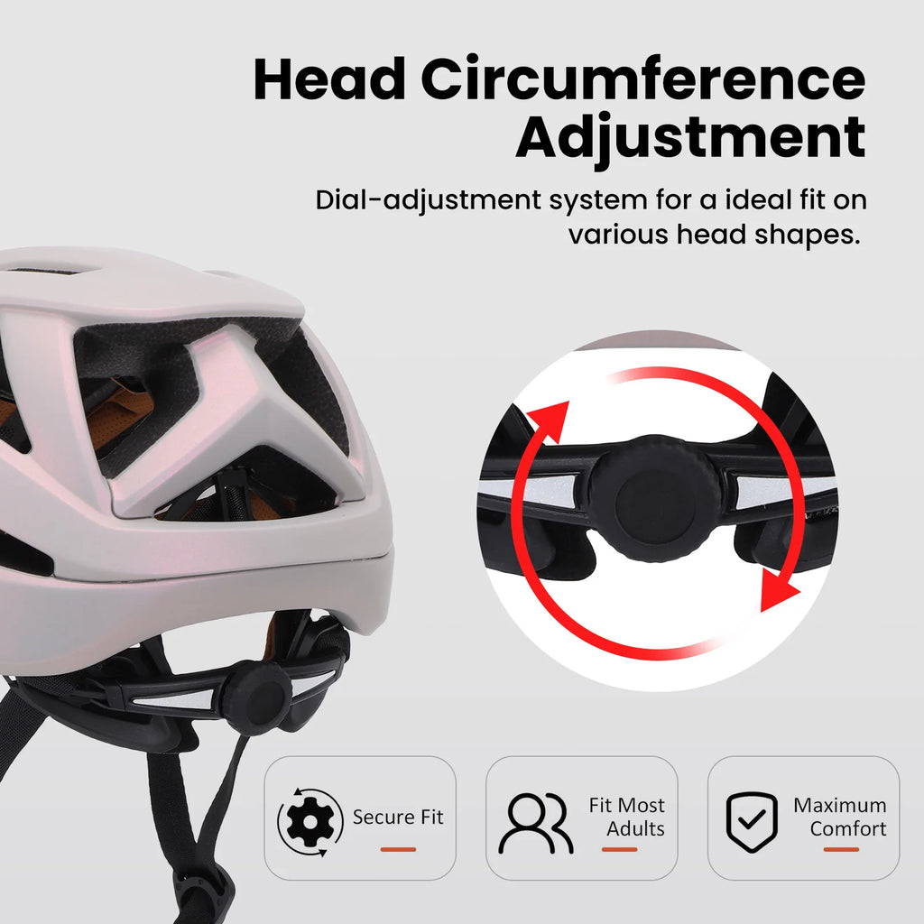Road Bike Helmet Aero Lightweight Helmet with 7 Ventilation Holes 13 Air Outlets Adjustable Fit for Cycling Qme
