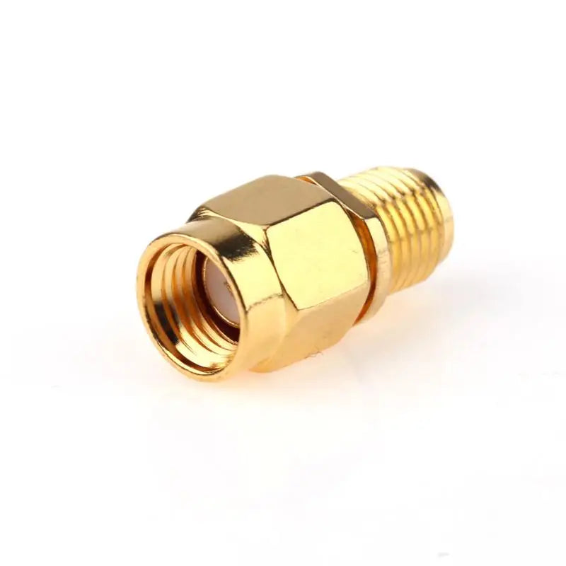 10 Pieces RF SMA Connector RP SMA Female to SMA Male Plug Connectors Adapter Gold Plated Straight Coaxial RF Adapters Qme