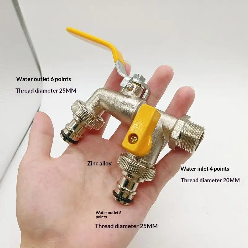 2 Outlets Irrigation Joint Replacement Fitting 1 2'' 3 4'' IBC Water Qme