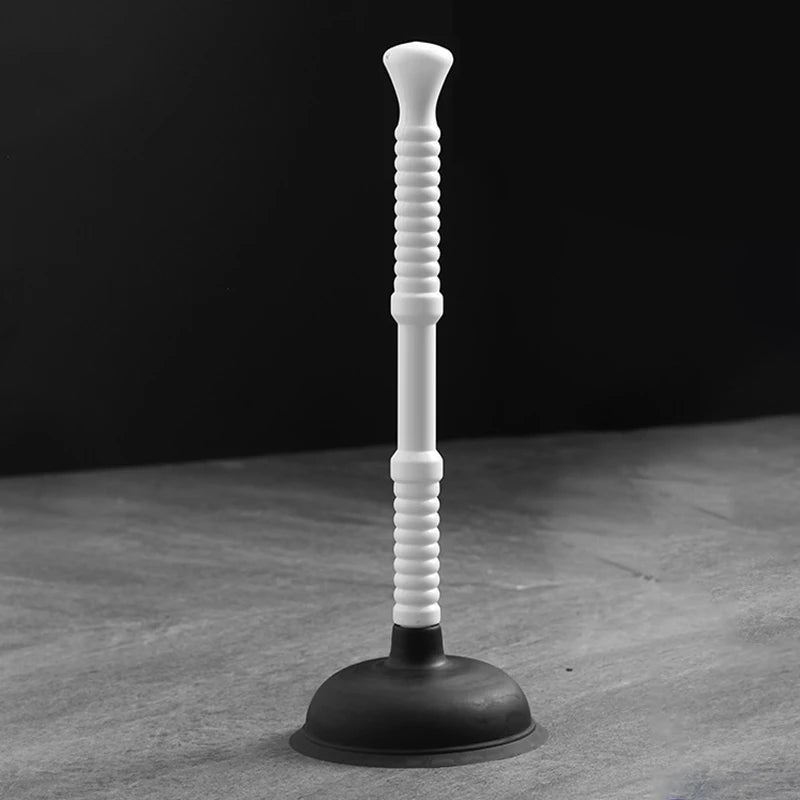 Plastic Toilet Plunger Anti-clogging Drain Cleaner Pipe Dredging Qme D