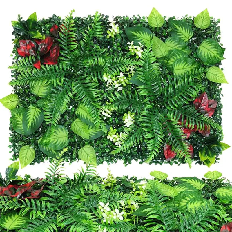 Instant Green Oasis - Lush Faux Wall - Perfect for Creating a Private Retreat in Your Urban Balcony or Garden Qme A7