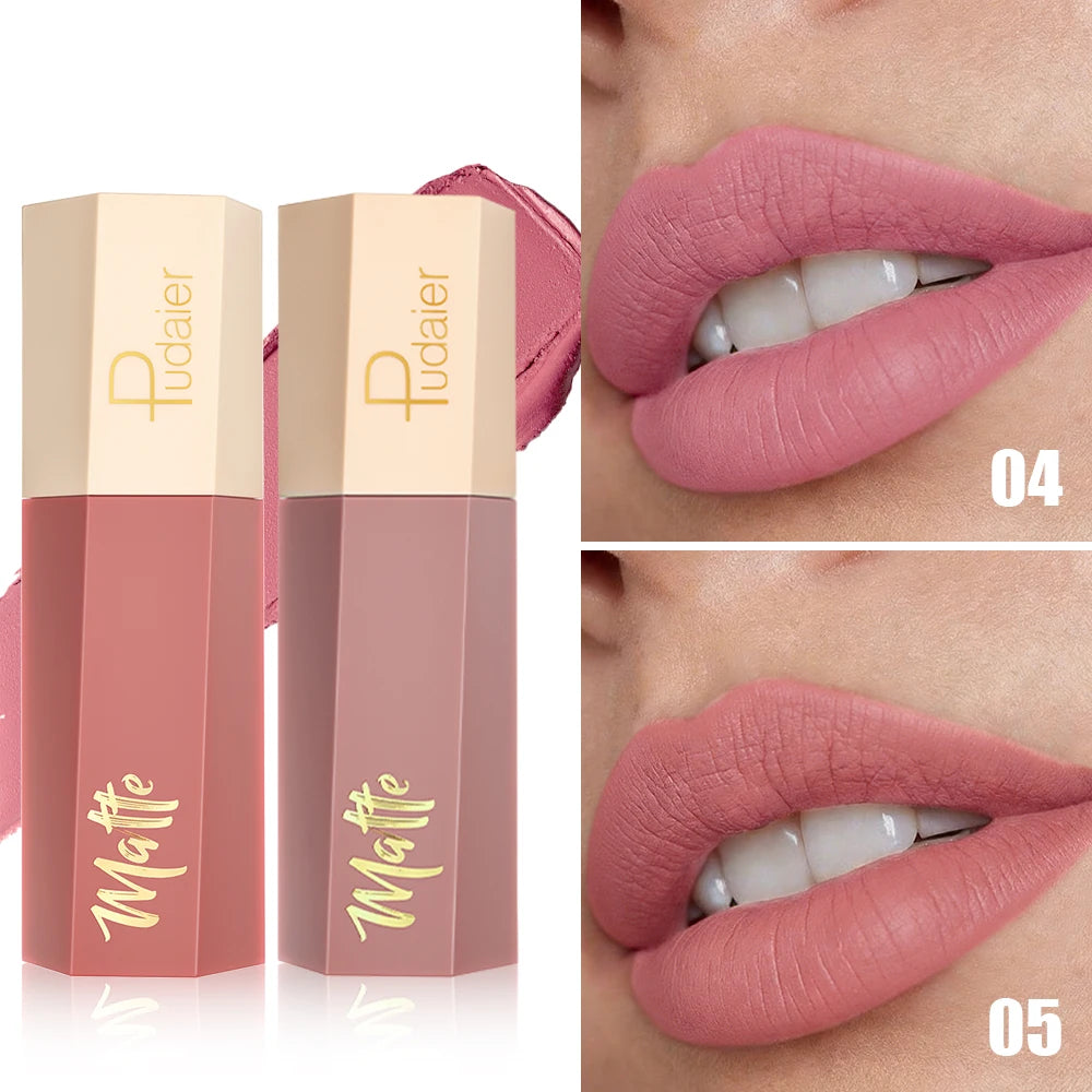 Matte Liquid Lipstick Long-lasting Waterproof Highly Pigmented Qme 04 05 4g Full Size