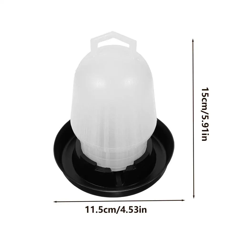 Automatic Chicken Waterer Poultry Drinker Poultry Waterer for Duck Goose Pigeon Quail Livestock Coop Farm Feeding Drinking Qme as shown