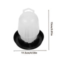 Automatic Chicken Waterer Poultry Drinker Poultry Waterer for Duck Goose Pigeon Quail Livestock Coop Farm Feeding Drinking Qme as shown