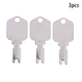 1/3/5Pcs For 166 186304 Forklift Key For Heavy Duty Equipment Keys For Excavator Dozer Loader Backhoe Starter A214062 5133504 Qme 3Pcs