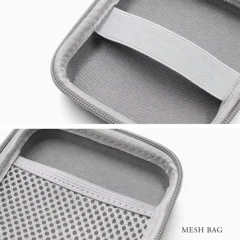 Mini Portable EVA Storage Bag Pouch Carrying Zipper Earphone Case Qme