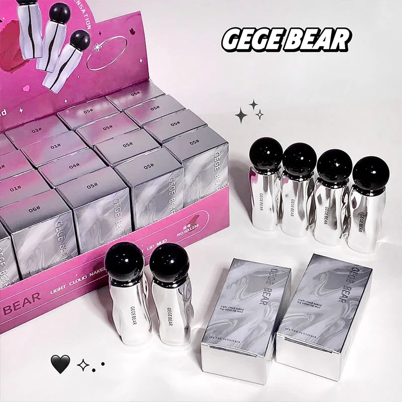 GEGE BEAR Light Cloud Nude Velvet Lip Mud Matte Advanced Whitening Qme