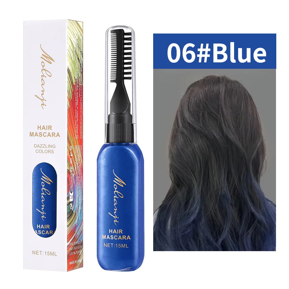 Multi Colored Hair Dye Long-lasting Fixing Suitable Eyelashes Qme 06 Blue
