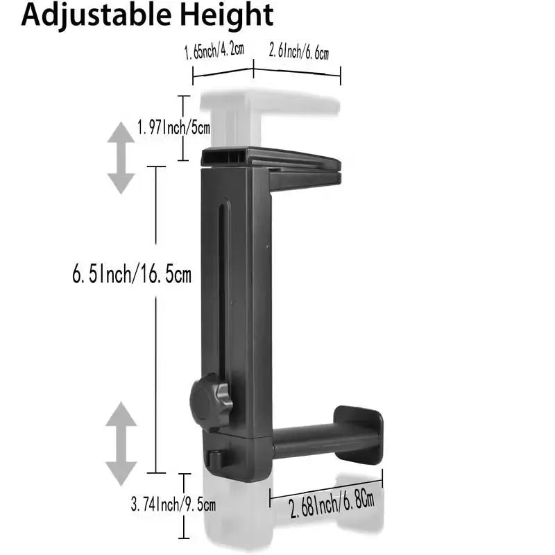 Headphone Stand Organizers Rotatable Extendable Under Desk Clamp Qme