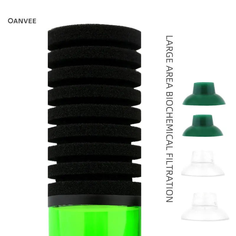 Biochemical Sponge Filter Cotton Electric Water Filtro Suction Cup Oxygenation Bacteria Aquarium Fish Tank Accessories Foam Koi Qme