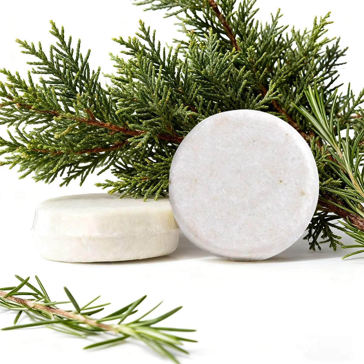 Natural Plant Extract Juniper Rosemary Essence Solid Hair Care Soap Qme