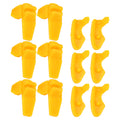 6 Pairs Tire Machine Mount Demount Heads Inserts Wheel Rim Protector for Tyre Changer Machine Mount Demount Heads Qme YELLOW