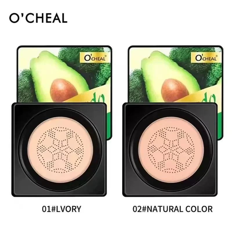 Air Cushion CC Cream Mushroom Head Puff Moisturizer Concealer Qme