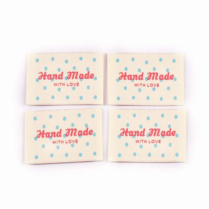20pcs 15-56mm Mix Colorfull Cartoon Pattern Rectangle Label For DIY Clothing Decorative Personality Sewing Accessories cp3821 Qme 20pcs 56x40mm