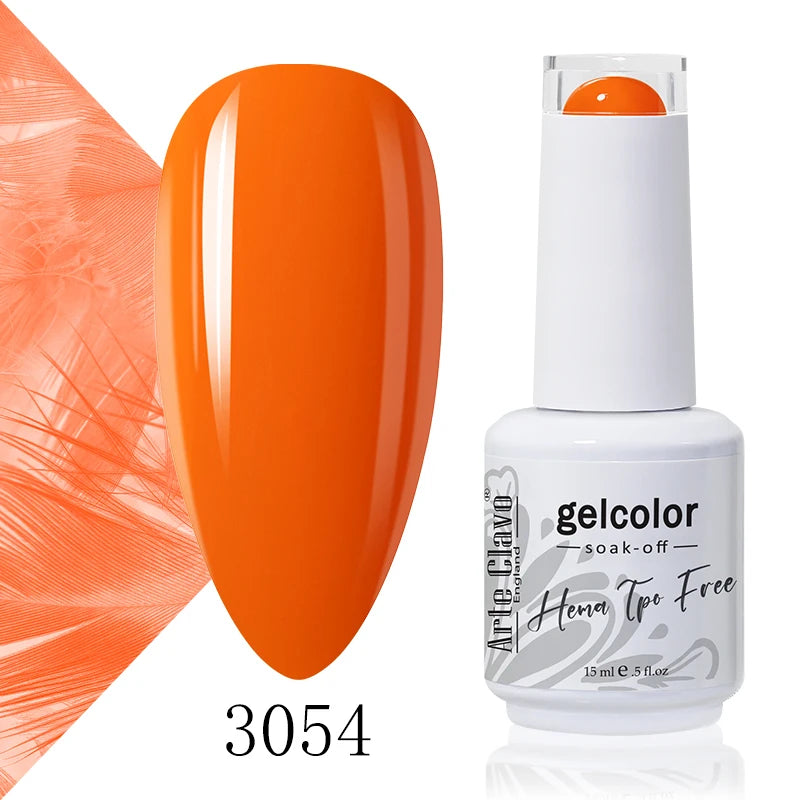 Arte Clavo Colourful Gel Nail Polish Art Varnishes Macaron Semi